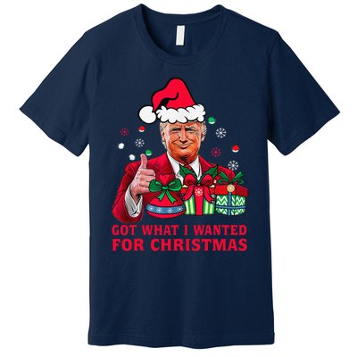 Got What I Wanted For Christmas Trump 2024 Won President Premium T-Shirt