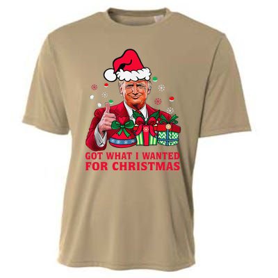 Got What I Wanted For Christmas Trump 2024 Won President Cooling Performance Crew T-Shirt