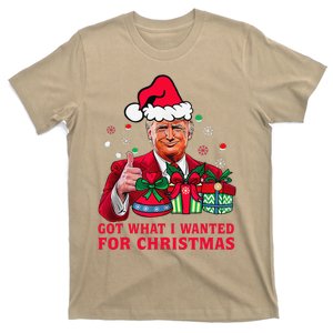 Got What I Wanted For Christmas Trump 2024 Won President T-Shirt