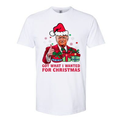 Got What I Wanted For Christmas Trump 2024 Won President Softstyle CVC T-Shirt