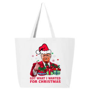 Got What I Wanted For Christmas Trump 2024 Won President 25L Jumbo Tote