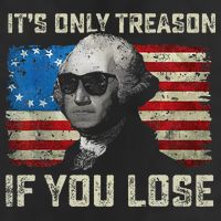 George Washington ItS Only Treason If You Lose 4th Of July Hat