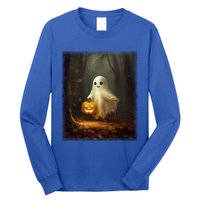 Ghost Walikng In The Forest Halloween Costume Funny Gift Long Sleeve Shirt