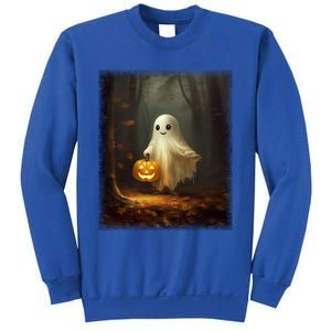 Ghost Walikng In The Forest Halloween Costume Funny Gift Sweatshirt