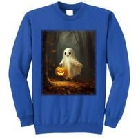 Ghost Walikng In The Forest Halloween Costume Funny Gift Tall Sweatshirt