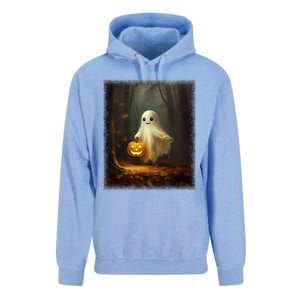 Ghost Walikng In The Forest Halloween Costume Funny Gift Unisex Surf Hoodie