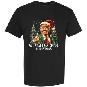 Got What I Wanted For Christmas Trump Xmas Pajamas 2024 Garment-Dyed Heavyweight T-Shirt