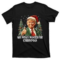 Got What I Wanted For Christmas Trump Xmas Pajamas 2024 T-Shirt