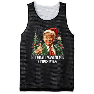 Got What I Wanted For Christmas Trump Xmas Pajamas 2024 Mesh Reversible Basketball Jersey Tank