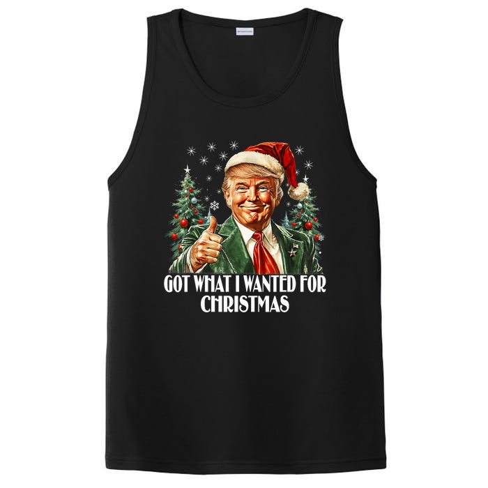 Got What I Wanted For Christmas Trump Xmas Pajamas 2024 PosiCharge Competitor Tank