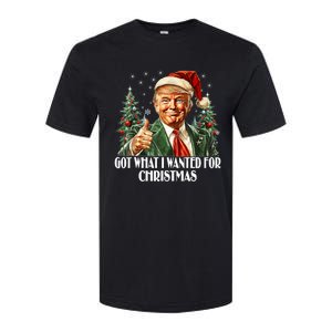 Got What I Wanted For Christmas Trump Xmas Pajamas 2024 Softstyle CVC T-Shirt