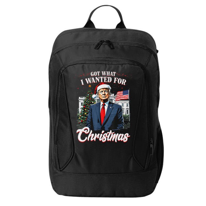 Got What I Wanted For Christmas Trump 2024 City Backpack