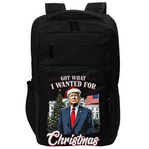 Got What I Wanted For Christmas Trump 2024 Impact Tech Backpack