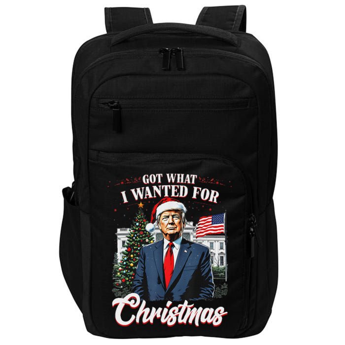 Got What I Wanted For Christmas Trump 2024 Impact Tech Backpack