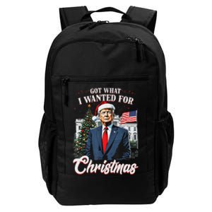 Got What I Wanted For Christmas Trump 2024 Daily Commute Backpack