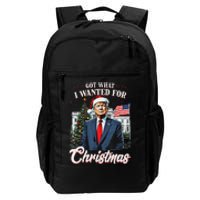 Got What I Wanted For Christmas Trump 2024 Daily Commute Backpack