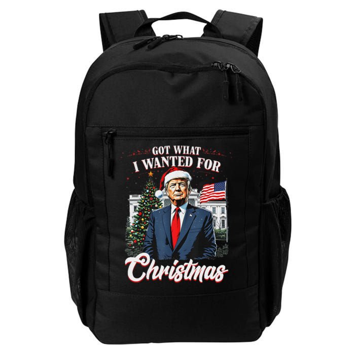 Got What I Wanted For Christmas Trump 2024 Daily Commute Backpack