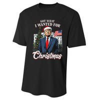 Got What I Wanted For Christmas Trump 2024 Performance Sprint T-Shirt