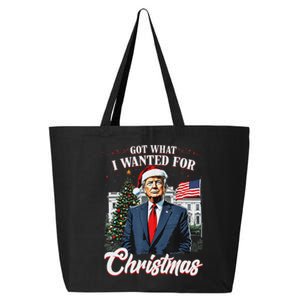 Got What I Wanted For Christmas Trump 2024 25L Jumbo Tote