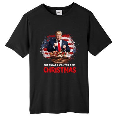 Got What I Wanted For Christmas Trump Won Present Xmas Tall Fusion ChromaSoft Performance T-Shirt