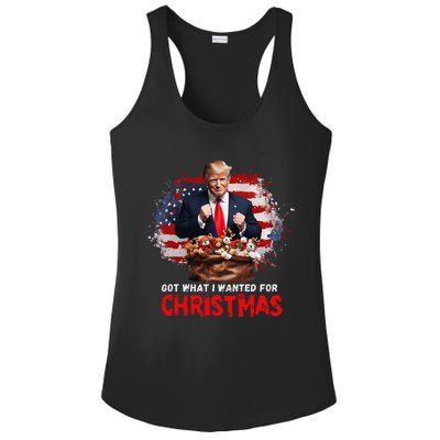 Got What I Wanted For Christmas Trump Won Present Xmas Ladies PosiCharge Competitor Racerback Tank