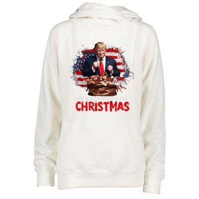 Got What I Wanted For Christmas Trump Won Present Xmas Womens Funnel Neck Pullover Hood