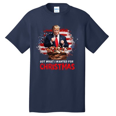 Got What I Wanted For Christmas Trump Won Present Xmas Tall T-Shirt