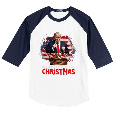 Got What I Wanted For Christmas Trump Won Present Xmas Baseball Sleeve Shirt