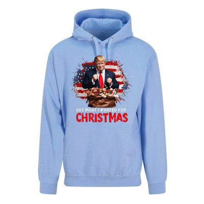 Got What I Wanted For Christmas Trump Won Present Xmas Unisex Surf Hoodie