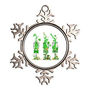 Gnome Wine Irish Flag Police Funny Ers St Patricks Day Gift Metallic Star Ornament