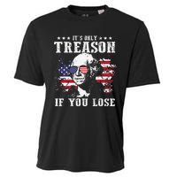 George Washington It's Only Treason If You Lose 4th Of July Cooling Performance Crew T-Shirt