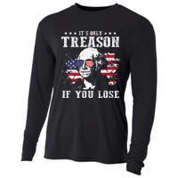 George Washington It's Only Treason If You Lose 4th Of July Cooling Performance Long Sleeve Crew