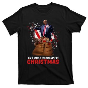 Got What I Wanted For Christmas Trump Won 2024 President T-Shirt