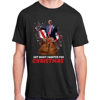 Got What I Wanted For Christmas Trump Won 2024 President Adult ChromaSoft Performance T-Shirt