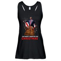 Got What I Wanted For Christmas Trump Won 2024 President Ladies Essential Flowy Tank