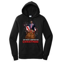 Got What I Wanted For Christmas Trump Won 2024 President Women's Pullover Hoodie