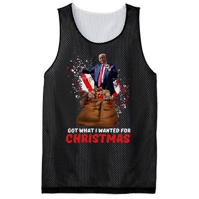 Got What I Wanted For Christmas Trump Won 2024 President Mesh Reversible Basketball Jersey Tank