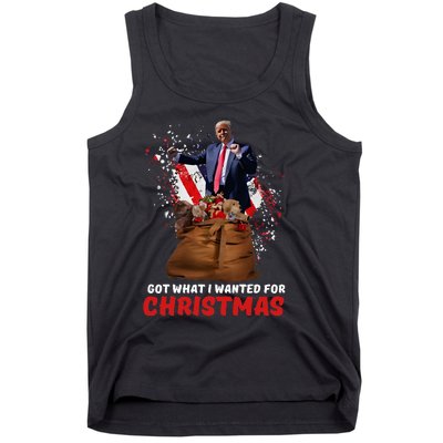 Got What I Wanted For Christmas Trump Won 2024 President Tank Top