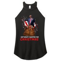 Got What I Wanted For Christmas Trump Won 2024 President Women's Perfect Tri Rocker Tank