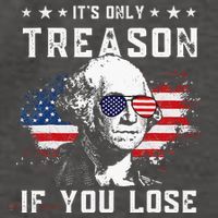 George Washington Its Only Treason If You Lose 4th Of July Vector Backpack