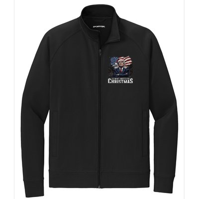 Got What I Wanted For Christmas Trump Won 2024 Stretch Full-Zip Cadet Jacket