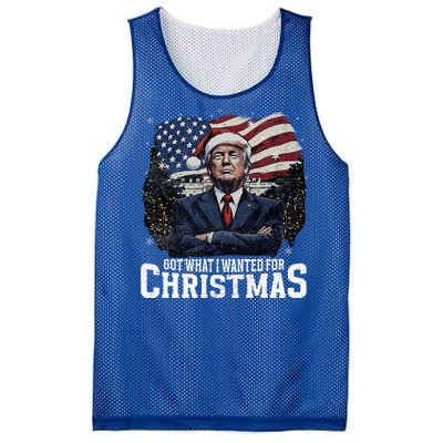 Got What I Wanted For Christmas Trump Won 2024 Mesh Reversible Basketball Jersey Tank