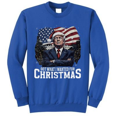 Got What I Wanted For Christmas Trump Won 2024 Tall Sweatshirt