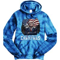 Got What I Wanted For Christmas Trump Won 2024 Tie Dye Hoodie