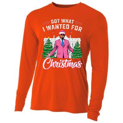 Got What I Wanted For Christmas Trump Cooling Performance Long Sleeve Crew