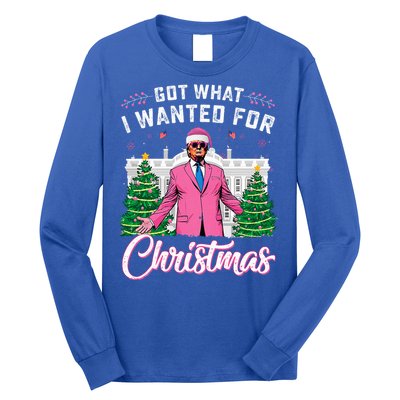 Got What I Wanted For Christmas Trump Long Sleeve Shirt