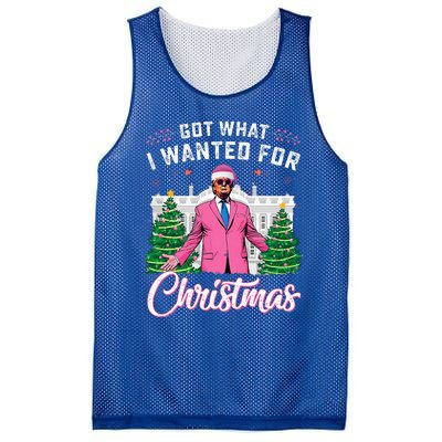 Got What I Wanted For Christmas Trump Mesh Reversible Basketball Jersey Tank