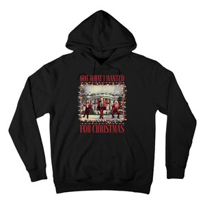 Got What I Wanted For Christmas Dance Trump Xmas Hoodie