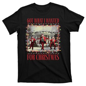 Got What I Wanted For Christmas Dance Trump Xmas T-Shirt