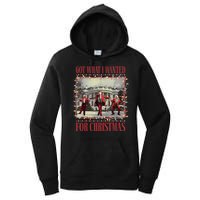 Got What I Wanted For Christmas Dance Trump Xmas Women's Pullover Hoodie